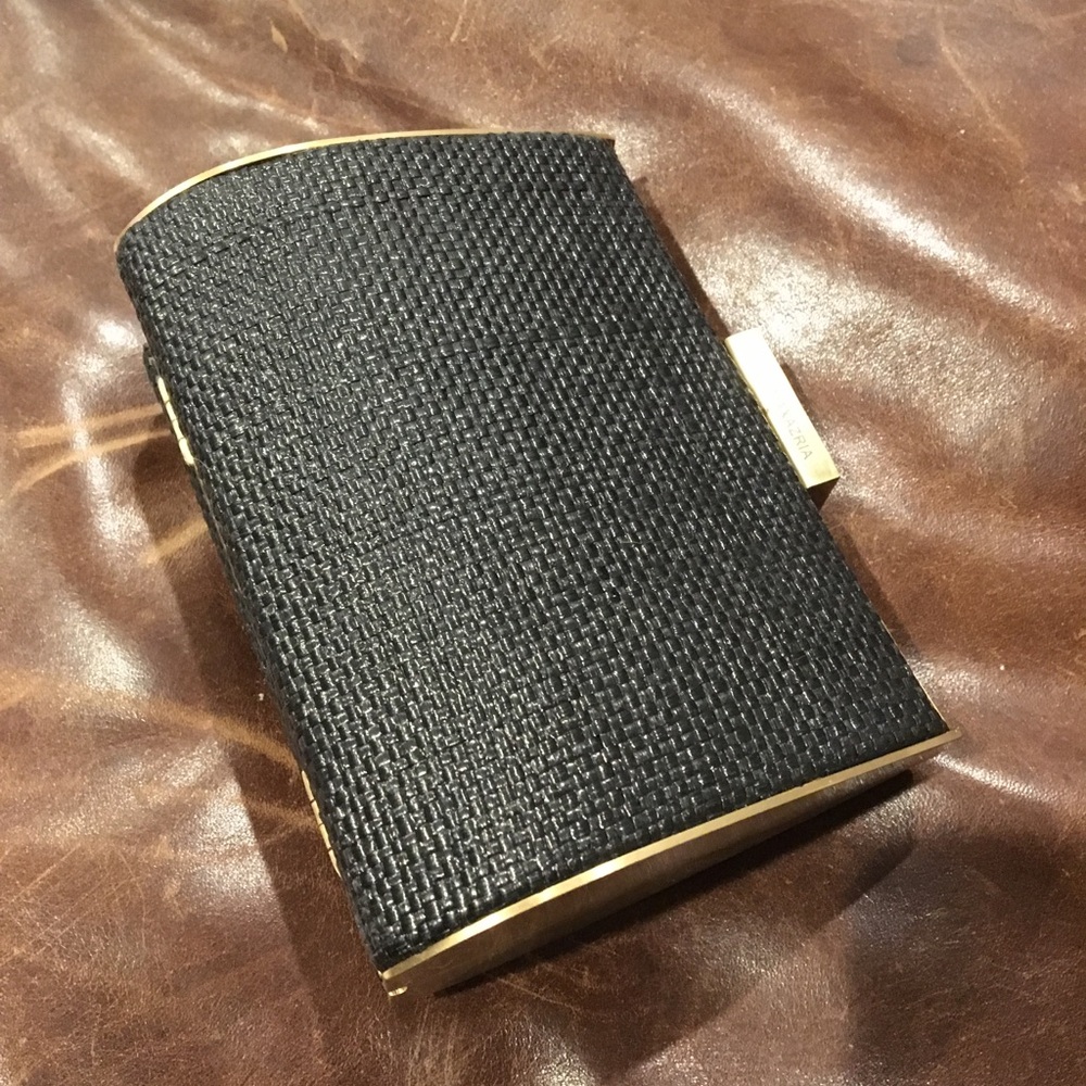 Elegant Black and Gold Women's Clutch